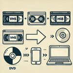 📼 TAPE TO DIGITAL CONVERTER SERVICE💾 + EDIT  - VHS, DVD, Hi8, Digital8, Video8