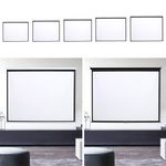 60-120" Projector Screen Tripod Pull Down/Electric Motorised Cinema Projection
