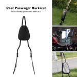 Detachable Passenger Backrest Sissy Bar For Harley Sportster 883 1200 72 04-2022