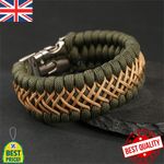 7-Core Paracord Survival Bracelet Men's Outdoor Camping Hiking Wristband