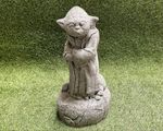 Tall Yoda Jedi Star Wars Concrete Garden Sculpture Lawn Ornament Frost Protected
