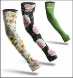 COOLJOB Sun Protection Arm Sleeves Thumb Hole Non-slip Silicone Grip UPF50+ L/XL