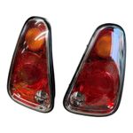 For MINI Rear Light R50 R53 2004-2006 Hatchback Tail Lamp Lens Pair Left & Right
