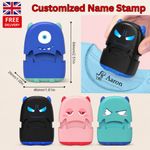 Custom Name Stamp Self Inking Waterproof Fabric Label For Kids School Daycare