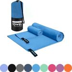 Microfiber Towel Compact Fast Drying Travel Sports Gym Beach Camping Swimming