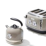 Haden Jersey Putty 1.5L Fast Boil BPA Free Kettle & 4 Slice Wide Slot Toaster
