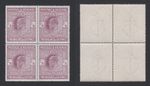 Great Britain 1902 KEVII 2/6 dull reddish purple SG#316 MNH Superb Block Z4829
