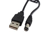 USB Male A to DC 5v Power Supply Cable DC 5.5mm x 2.1 mm DC Jack Plug Charger 
