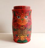Empty Monty Bejangles Cat Tin / Storage Tin / Collector Tin