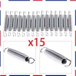 15pcs High Quality Replacement 5.5 Inch Trampoline Springs Galvanized Heavy Duty