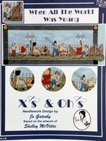 When all the World was Young - X's & O's - Cross Stitch Chart - St. Ct. 304x118.