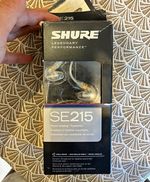 Shure SE215 Sound Isolating In-Ear Monitor Earphones with Case & Accessories