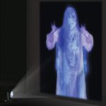 1.2x1.8M Rear Projection Screen Fabric Halloween Christmas Window Display