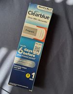 Clearblue 6 Days Early Pregnancy Test 1 Test – New & Sealed – Exp 30/06/2028