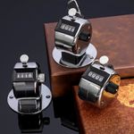 1x Mechanical Hand Tally Counter 4 Digit Manual Clicker Number Counter Tool UK