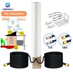 4G 5G 2X2 MIMO Antenna Outdoor Omni 700-6000MHz NETGEAR ZTE TP-Link Huawei Zyxel