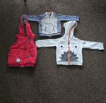 Boys Zipped Up Warm Jacket and Hoodies. Sizes Between 1yr to 2yrs.