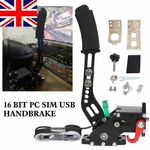 Racing Handbrake USB 14Bit Hand Brake With Clamp For PC Game  G29 T500 T300 UK