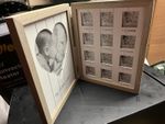 Wooden Baby Picture Frame My First Year Photo Display