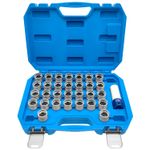 31PCS Wheel Lock Nut Key Kit Compatible with Mercedes Benz，Hand Repair Tool