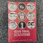 Sunderland 1972/73 FA CUP - Semi Final  Souvenir Programme 1973
