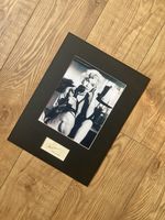 Reproduction Marilyn Monroe Photo With Signed Signiture Card Poster Memorabilia