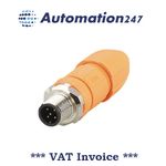 Ifm EVC816 M12 Wireable Plug 5P Male Straight Screw Terminals 002800