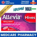 Allevia 180mg MAX STRENGTH - 15 Tablets - Hives Allergy Itchy