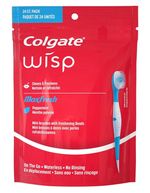 Colgate Wisp MaxFresh Disposable Mini Toothbrushes–On-the-Go Travel Size–24pack 