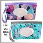 Portable Travel Reusable Wet Wipes Box Wipes Case Wipes Container Wet Wipes Bag