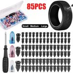 85x Tire Repair Screw in Rubber Plug Nail Car Tyre Puncture Repair Kit Off-Road