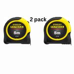 2 pack 5M Tape Measure DIY Retractable  Measuring Tool Metric Marksman 16FT