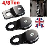 4T 8T Ton Tonne Heavy Duty Winch Snatch Block Pulley Off Road 4x4 Recovery~