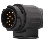 13 Pin To 4 Pin Trailer Adapter Great Stability Heavy Duty Plastic Shell For RV