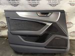2019 AUDI A7 4K S-LINE 4K8020577D HALF LEATHER NEARSIDE LEFT FRONT DOOR CARD