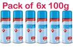 6X 100g Canesten Antifungal Dusting Powder For Fungal Infections Redness Itching