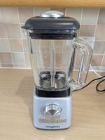 MAGIMIX BLENDER POWER 4 1300W 1.8L GLASS JUG BLENDER - SATIN SILVER