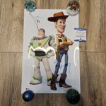 Tom Hanks and Tim Allen Autographed Signed beckett Disney Toy Story 18" x 12"
