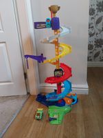 Vtech Toot Toot Drivers Twist and Race Tower. Complete. RED