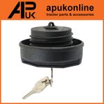 Lockable Diesel Fuel Tank Cap 2 Keys for Massey Ferguson John Deere Tractor