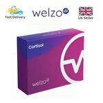 Cortisol Home Test Kit for Unisex Hormone Monitoring for Stress, Fatigue, Energy