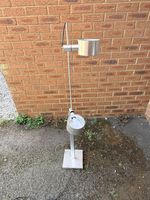 Ronald Homes chromed floor lamp for Conelight | 1960/1970s | Silver