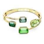 Millenia bangle Octagon cut Green Gold-tone plated 5674995 Gift For Her