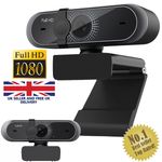 Full HD 1080P Webcam USB AutoFocus Web Camera With Microphone For PC Laptop UK