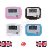 LCD Clip On Pedometer Step Counter Step Tracker for Walking Running