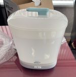 Philips AVENT 2-in-1 Electric Steam Bottle Steriliser White/Blue SCF922/01