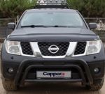 Nissan Navara 2 2009-2015 Bonnet Wind Stone Deflector Bug Guard Stick-On Matt