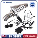 2.5" Inch 63mm Remote Electric Exhaust Catback Downpipe Cutout E-Cut Out Valve