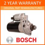 Starter Motor fits VW VOLKSWAGEN SKODA SEAT AUDI 1.8T, 1.9TDI, 2.8 3.2 1998-2007