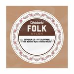 UKULELE STRING D'ADDARIO FOLK SINGLE WOUND LOW G STRING TENOR & BARITONE BEB031W